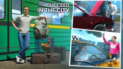 Real Driving School in City Mod Apk (Unlimited Money) background image