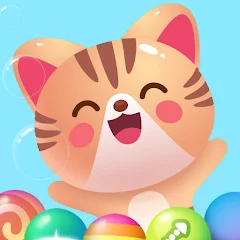 Bubble Shooter Animals Pop Mod Apk (Unlimited Money)