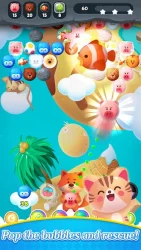 Bubble Shooter Animals Pop Mod Apk (Unlimited Money) background image