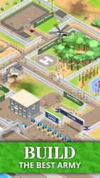 Idle Army Base Mod Apk (Unlimited Money) background image