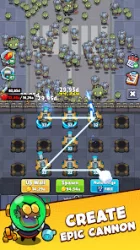 Merge Cannon - Idle zombie war screen 3
