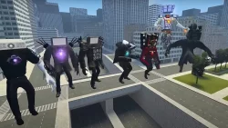 Merge Toilet Monster Battle screen 2