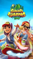 Subway Surfers Mod Apk (All Unlimited) background image